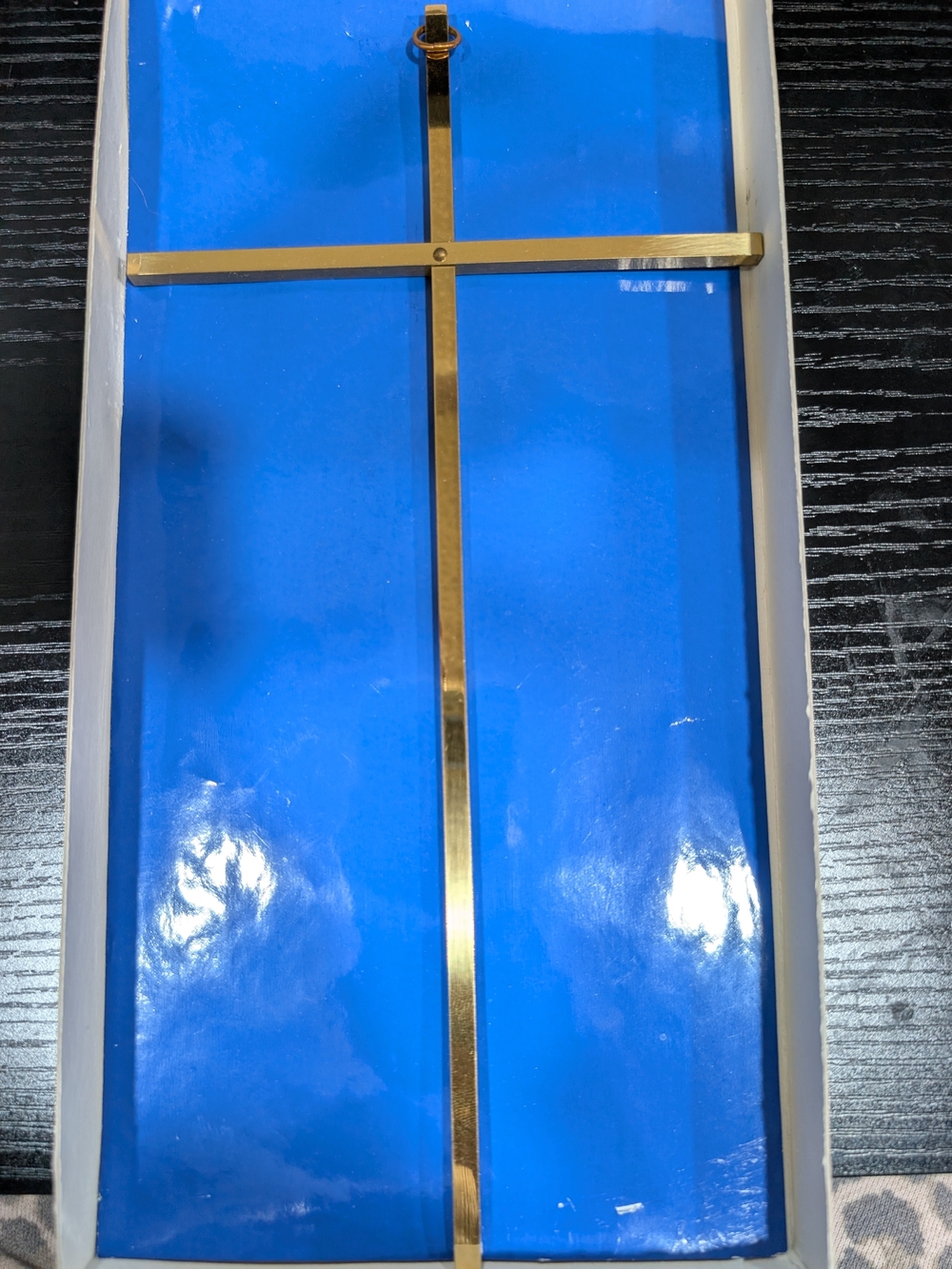 Brass mcm Cross Wall Accent